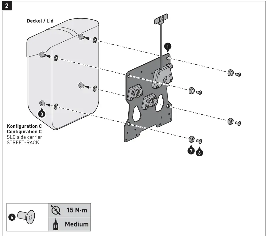 SW-MOTECH HTA.07.954.11001 Side Carrier 14