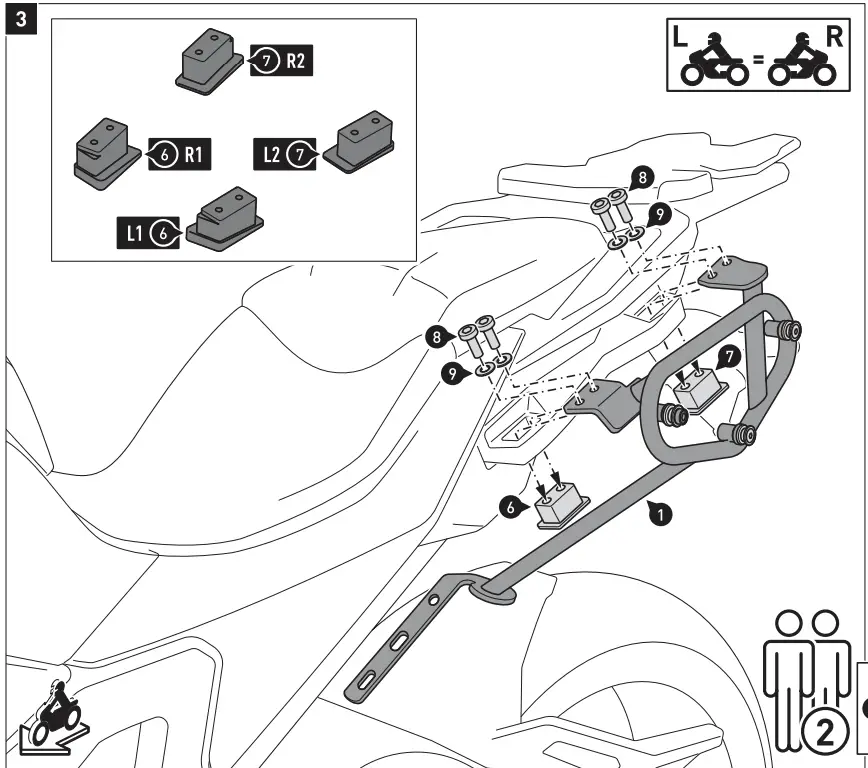SW-MOTECH HTA.07.954.11001 Side Carrier 5