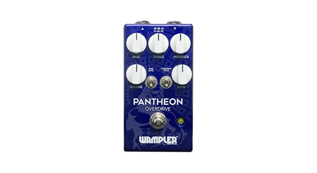 Wampler Pantheon Overdrive Guitar Effects Pedal Instructions