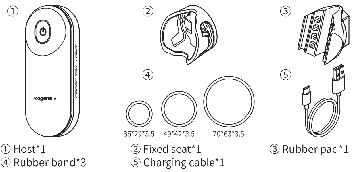 Magene L508 Radar Tail Light - fig 7
