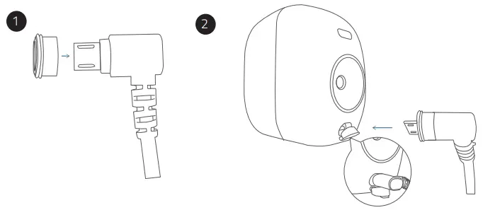 ANKER YES SH 006 Solar Panel Charger for eufy Cams - Solar Panel to eufyCam 1