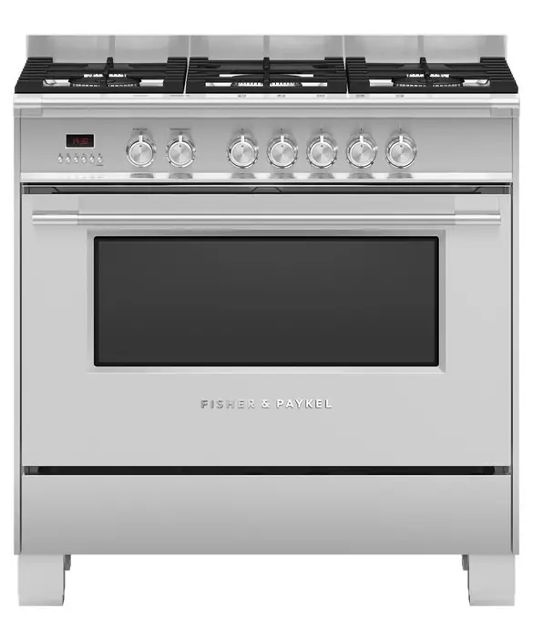 FISHER PAYKEL OR90SCG2X1 90cm Dual Fuel Freestanding Cooker