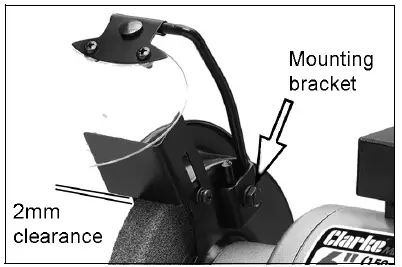 Clarke CBG6SC METALWORKER Bench Grinder with Sanding Belt fig 11