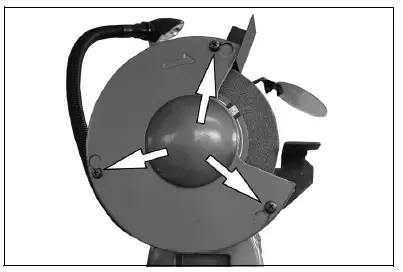 Clarke CBG6SC METALWORKER Bench Grinder with Sanding Belt fig 15