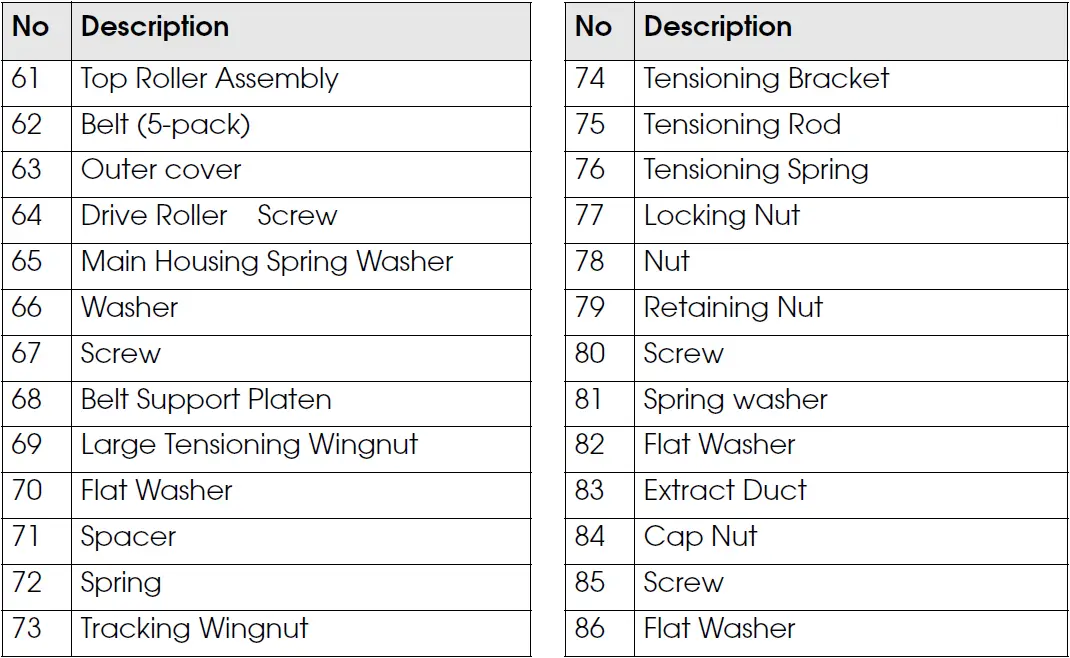 Clarke CBG6SC METALWORKER Bench Grinder with Sanding Belt fig 23