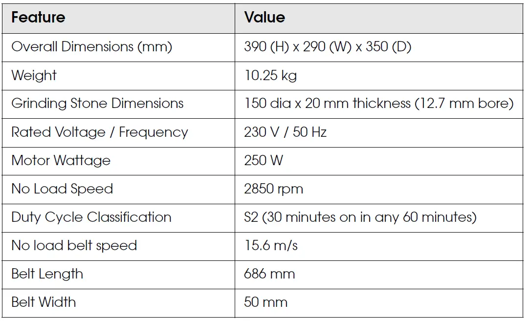 Clarke CBG6SC METALWORKER Bench Grinder with Sanding Belt fig 24