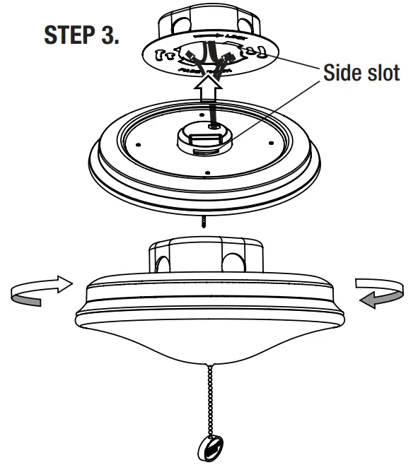 Commercial Electric 564221410 10 Inch Ceiling Closet Light With Pull Chain Installation