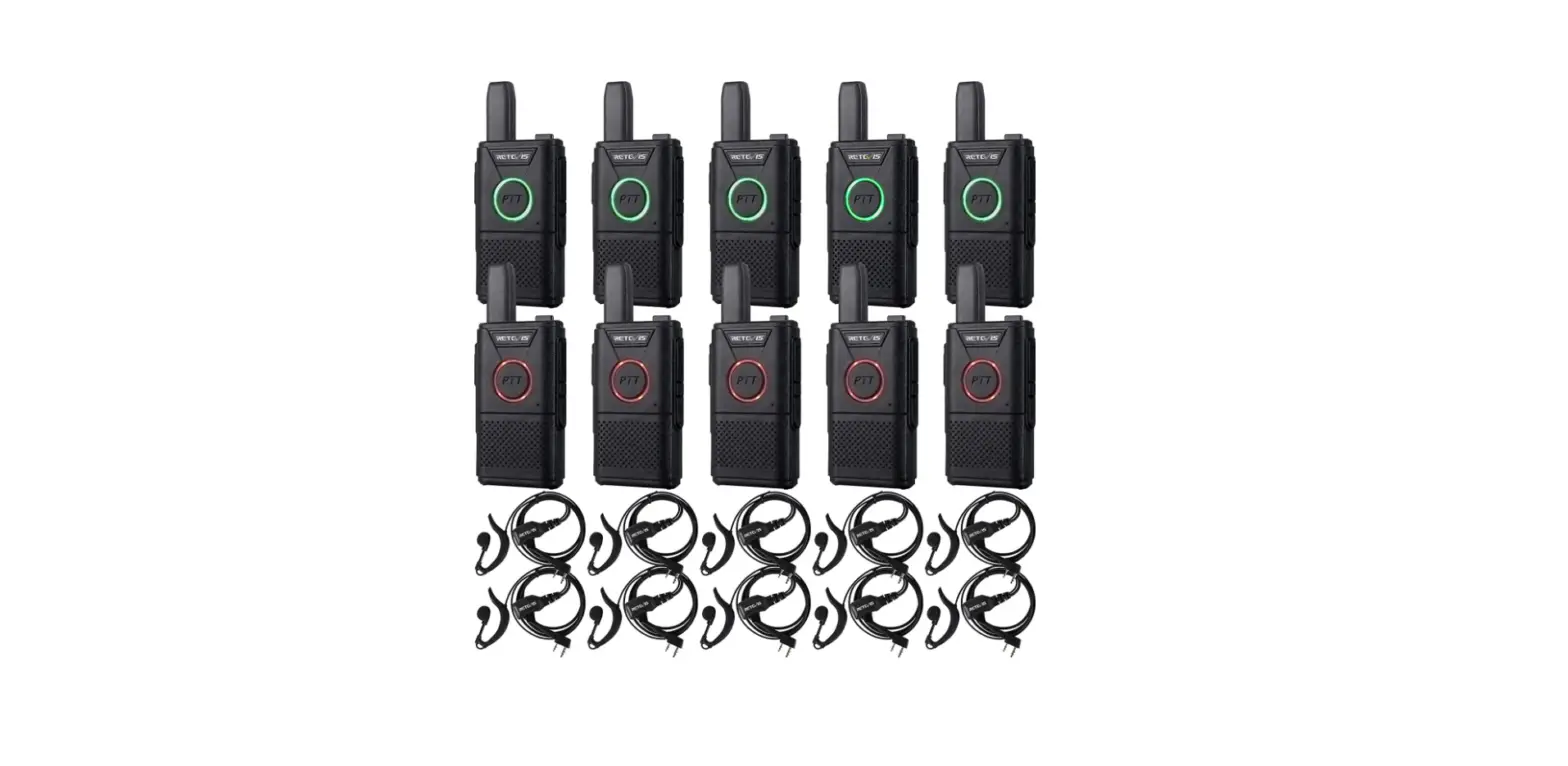 Retevis Rt18 Walkie Talkies With Earpiece Operational Manual
