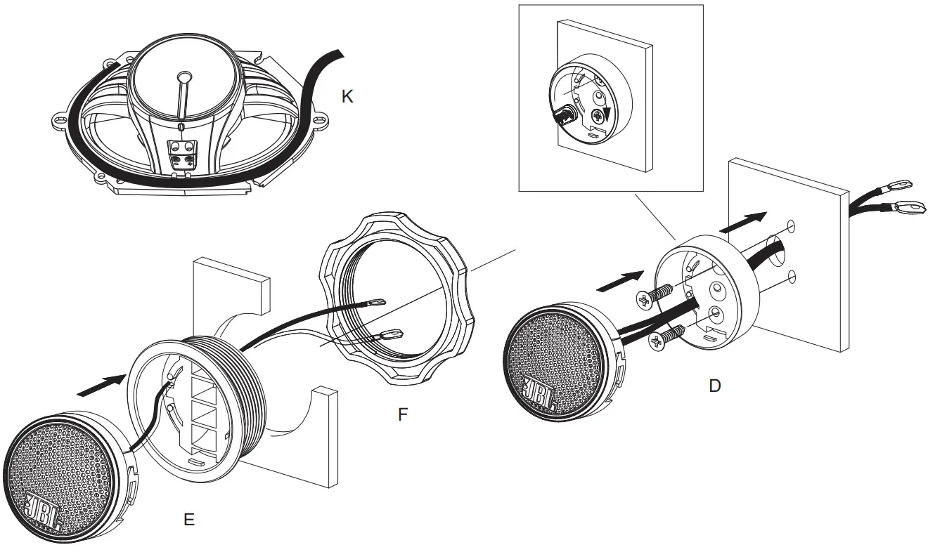 JBL 862CF Stadium Series 6 x8 Component Speaker System overview