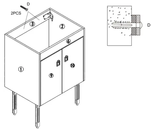 Swiss Madison SM-BV710WG Freestanding Vanity-fig12