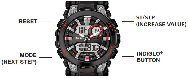 TIMEX DGTL Ana-Digi 03X Wrist Watch