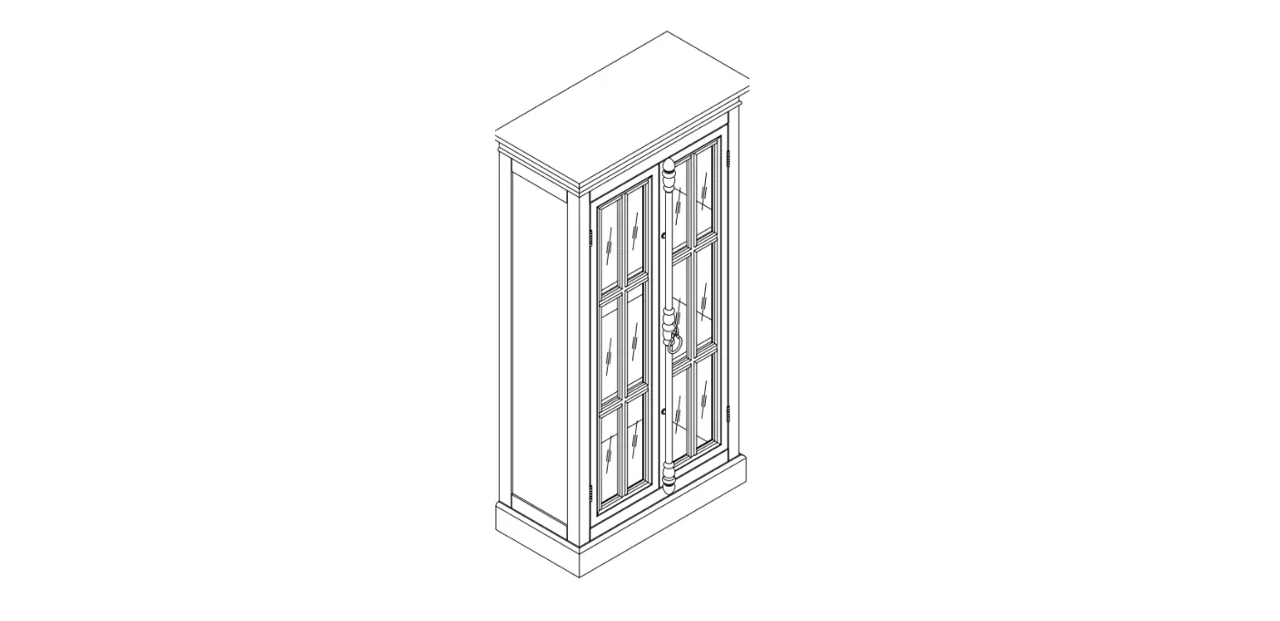 Unbranded White 3-tier Small Curio Cabinet Instruction Manual