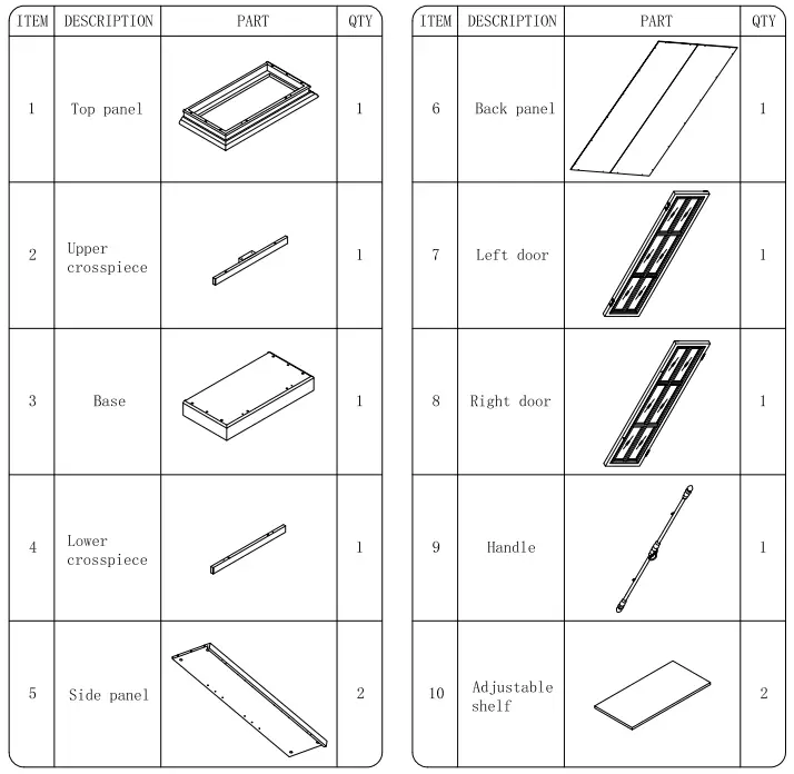 Unbranded White 3-Tier Small Curio Cabinet-fig2