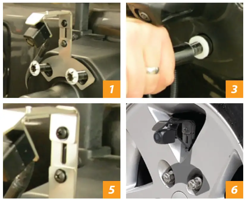 BRANDMOTION SUTV-8858 SummitView Jeep Wrangler Adjustable Rear Vision System 7