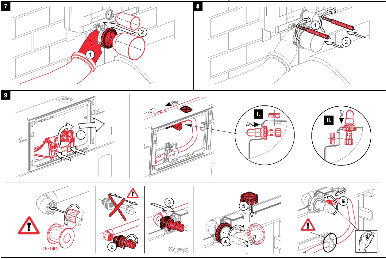 AM100-1000 Toilet Wall Mounting Frame Installation illustration