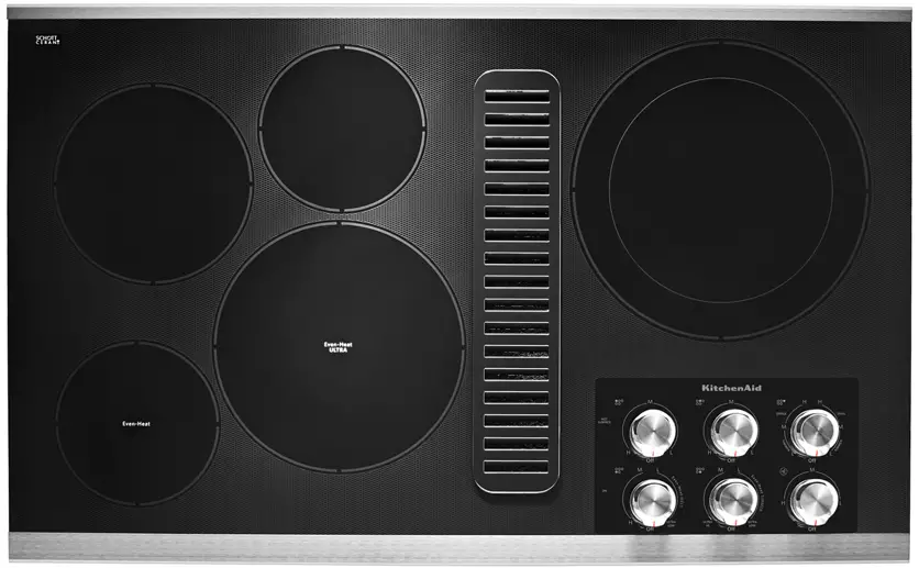 KitchenAid W11439180C 30 Inch and 36 Inch Electric Downdraft Cooktop-fig1