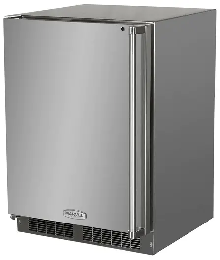 Marvel-MOFZ224SS31A-Steel-Outdoor-Built-In-Freezer-with-Lock,-24-Inch-product