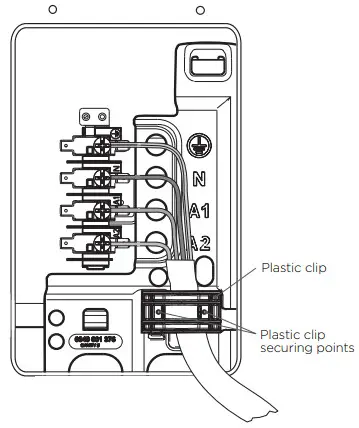 Westinghouse 60cm Upright Cooker -Hard wiring detail