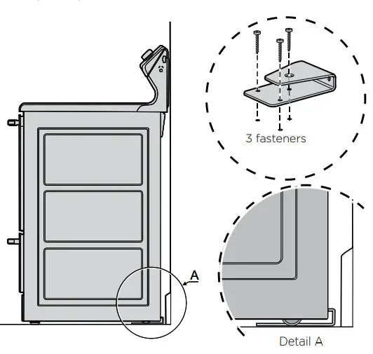 Westinghouse 60cm Upright Cooker - Positioning