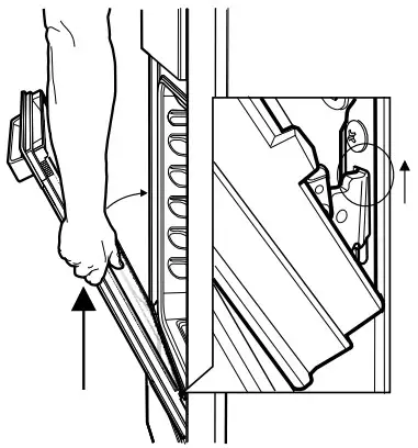 Westinghouse 60cm Upright Cooker - Removing the oven door 4