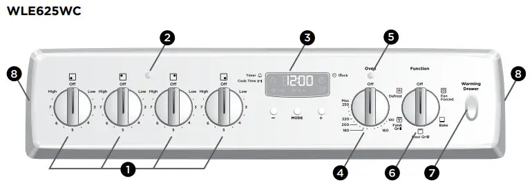 Westinghouse 60cm Upright Cooker - Sets oven functions 4