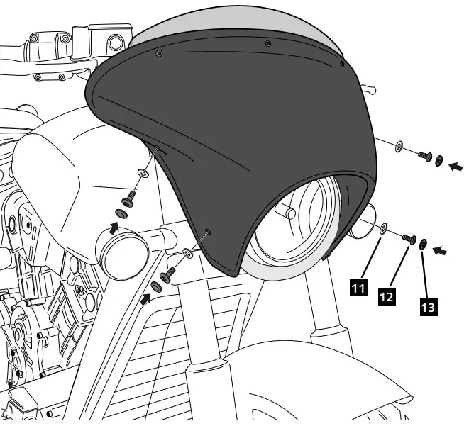 Puig 21073 Motorcycle Accessories Indian SCOUT BOBBER 2020 - 5