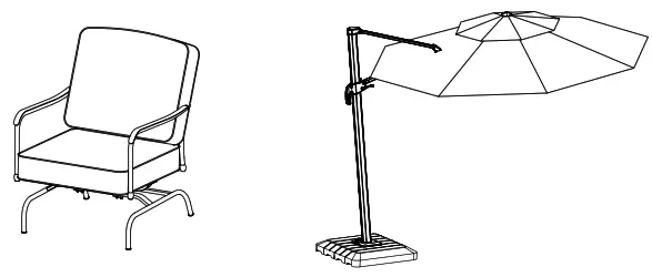 Style SELECTIONS FZS71014L 2PC Loveseat and Coffee Table Set - 1