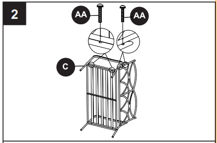 Style SELECTIONS FZS71014L 2PC Loveseat and Coffee Table Set - 5