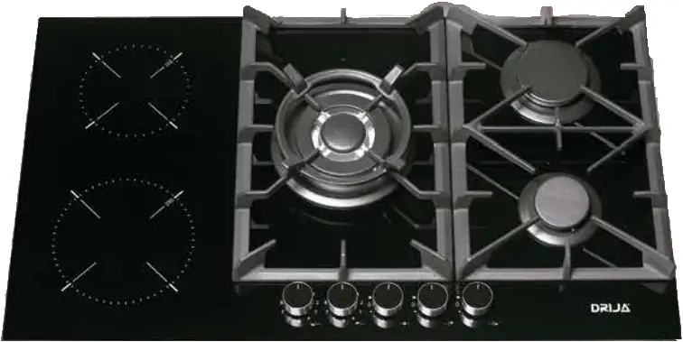 DRIJA Sicilia 90 Built-in-Gas Stove
