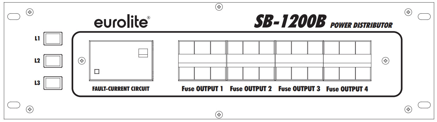 eurolite SB-1200B Power Distributor