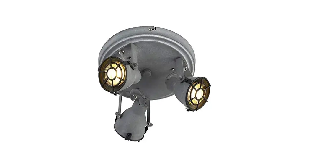 Qazqa Medox 2 Sl Concrete Sturdy Ceiling Spotlight Instruction Manual