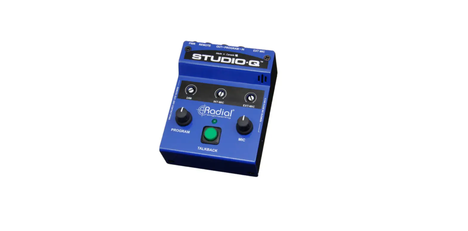 Radial Studio-q Talkback Interface With Built-in Mic User Guide
