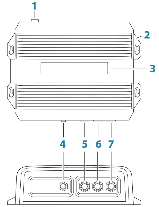 SIMRAD S5100 Sonar module - Fig 2