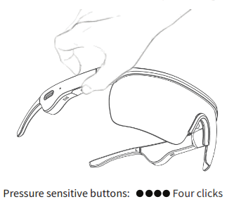 dyplay Sports Bluetooth Glasses - Reset