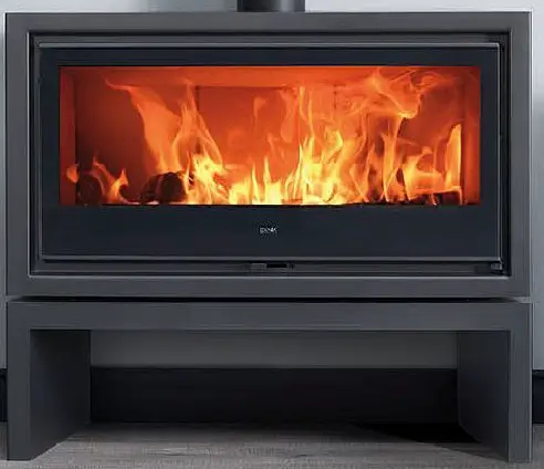 DENIA STOVES PANORAMIC WALL Double Sided Fireplace