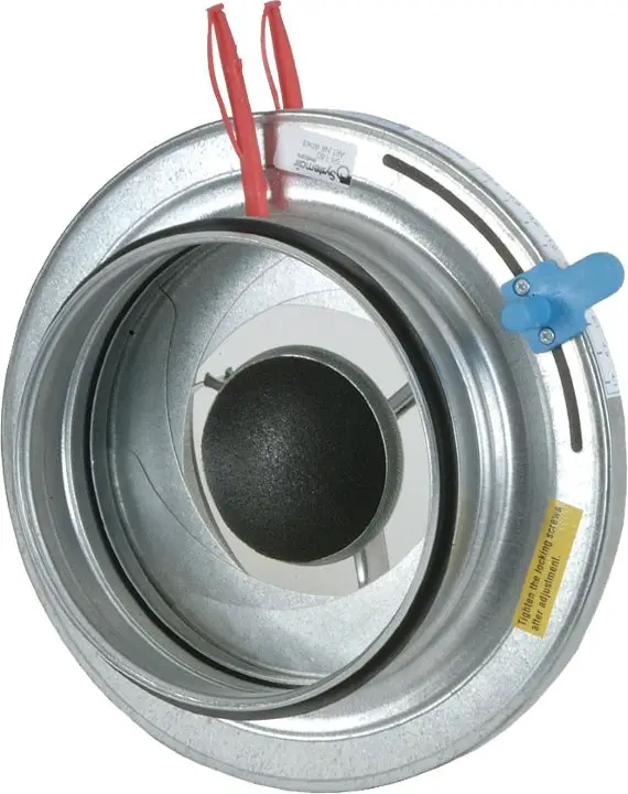 systemair SPM-250 Measuring Iris Damper with Bulb