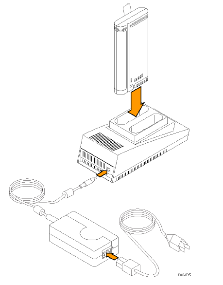 Tektronix-TEKCHG-XX-External-Battery-Charger-Instructions-FIG-1