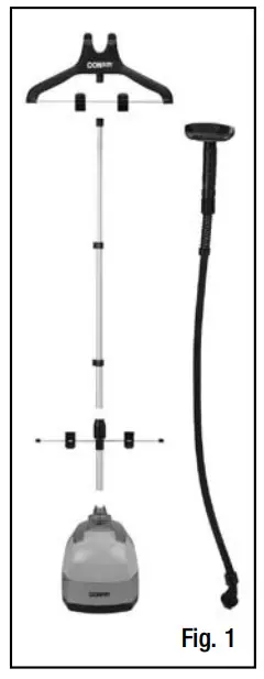 Conair Ultimate Fabric Steamer GS28 - GS28L - Fig. 1