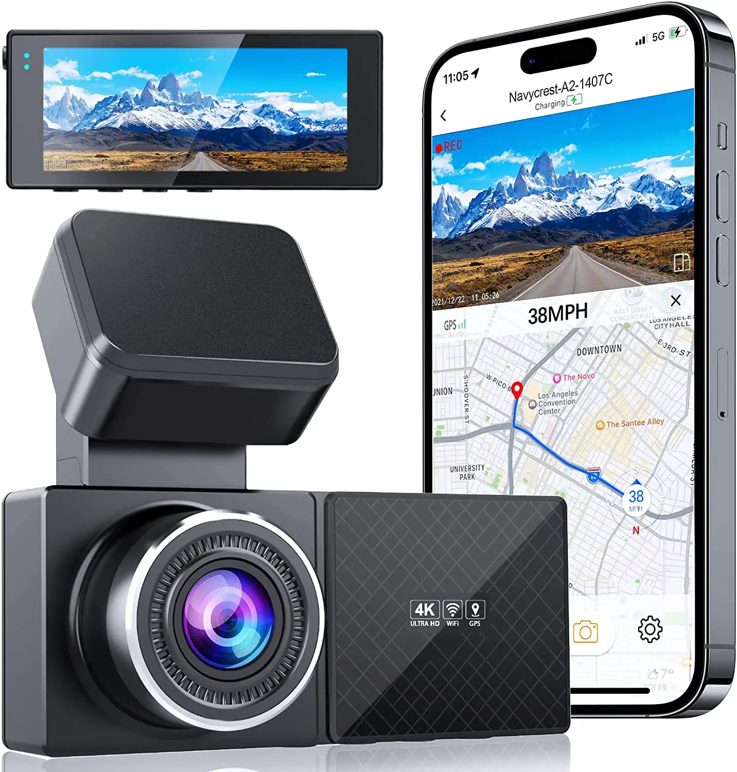 Navycrest A2-4K Channel Dash Cam