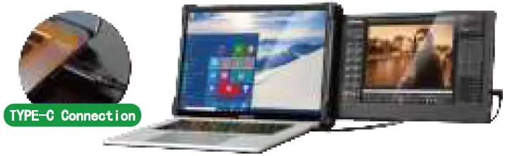 Alecewey P1 Portable Monitor for Laptop Screen 05