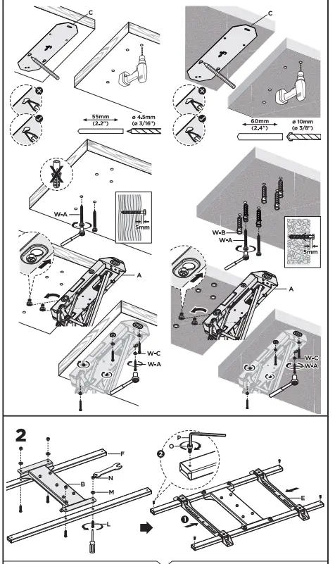 SpeaKa SP-TVCM-520 Motorized TV Ceiling Mount 3