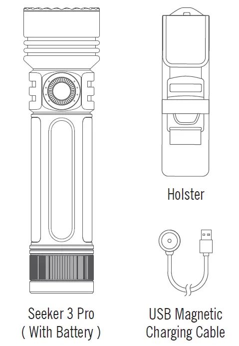 OLIGHT Seeker 3 Pro Utility Flashlight 1
