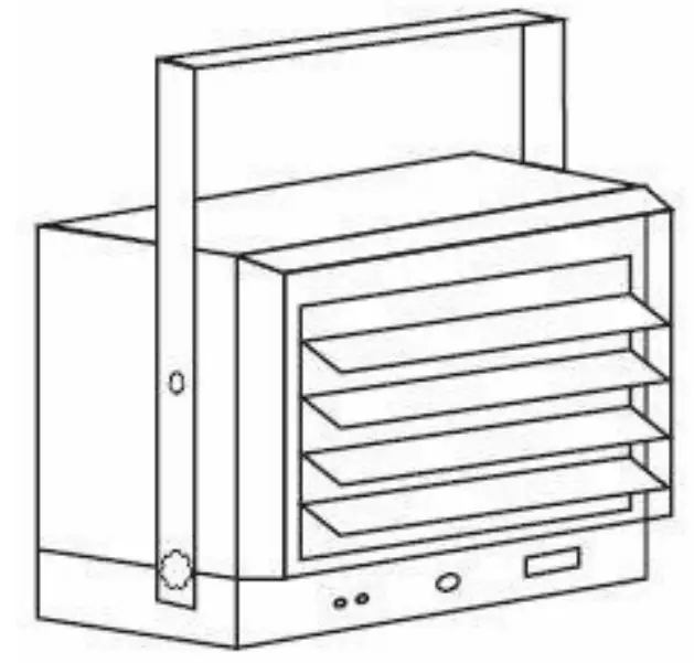THERMO SPHERE EH-4604B Heavy-Duty Fan-Force Ceiling-Mount Heater