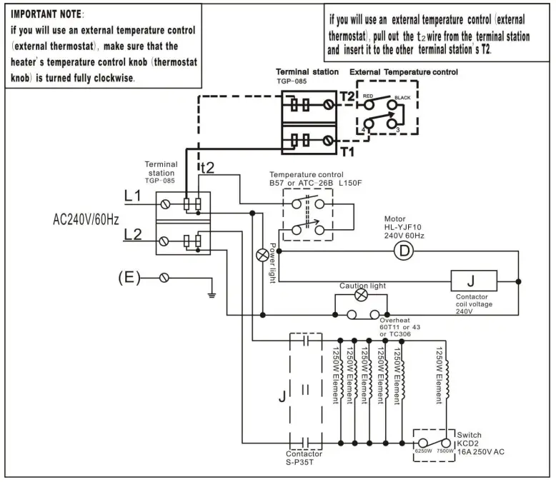 THERMO SPHERE EH-4604B Heavy-Duty Fan-Force Ceiling-Mount - figure 10
