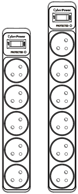 Cyber Power B0520SC0 FR Surge Protectors