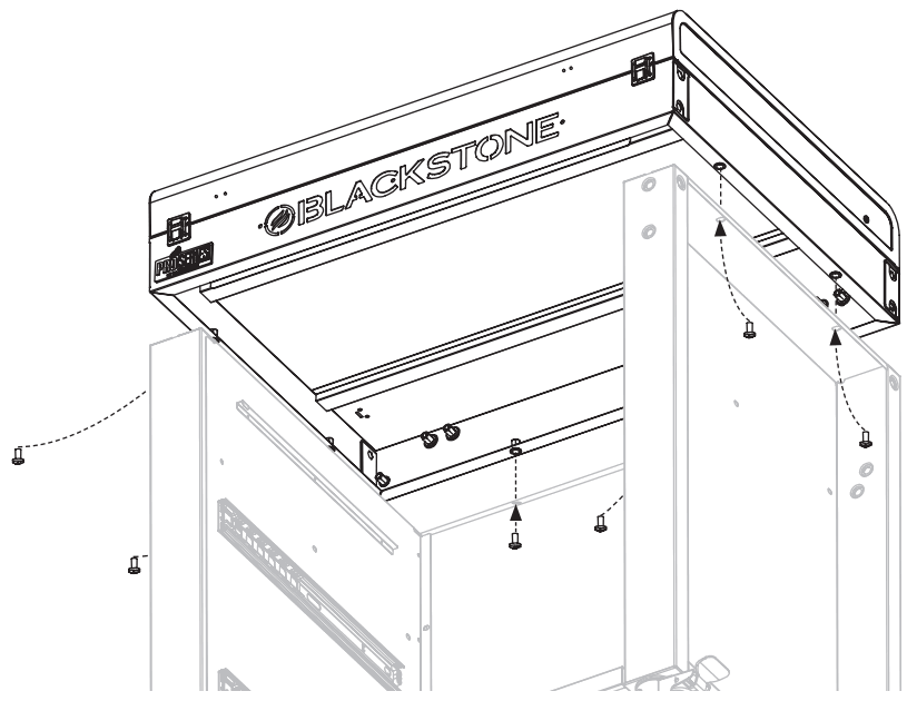 BLACKSTONE 1948 Pro Series Prep Serve and Store Cart - fig 10