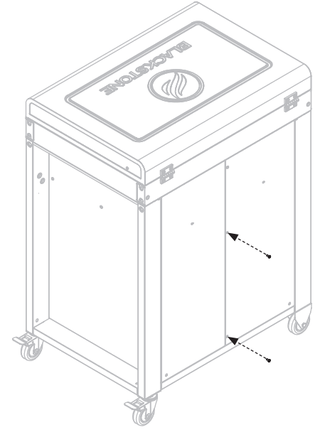 BLACKSTONE 1948 Pro Series Prep Serve and Store Cart - fig 12
