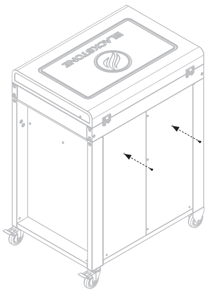 BLACKSTONE 1948 Pro Series Prep Serve and Store Cart - fig 15