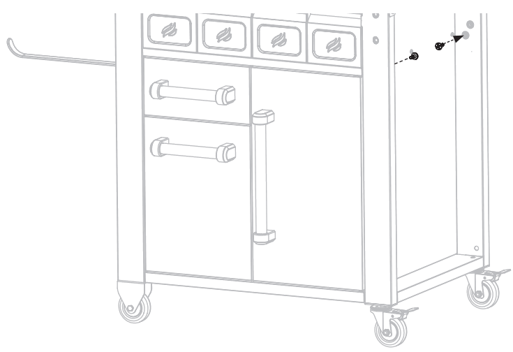 BLACKSTONE 1948 Pro Series Prep Serve and Store Cart - fig 26