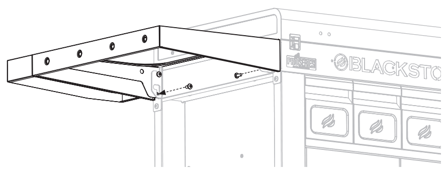 BLACKSTONE 1948 Pro Series Prep Serve and Store Cart - fig 33